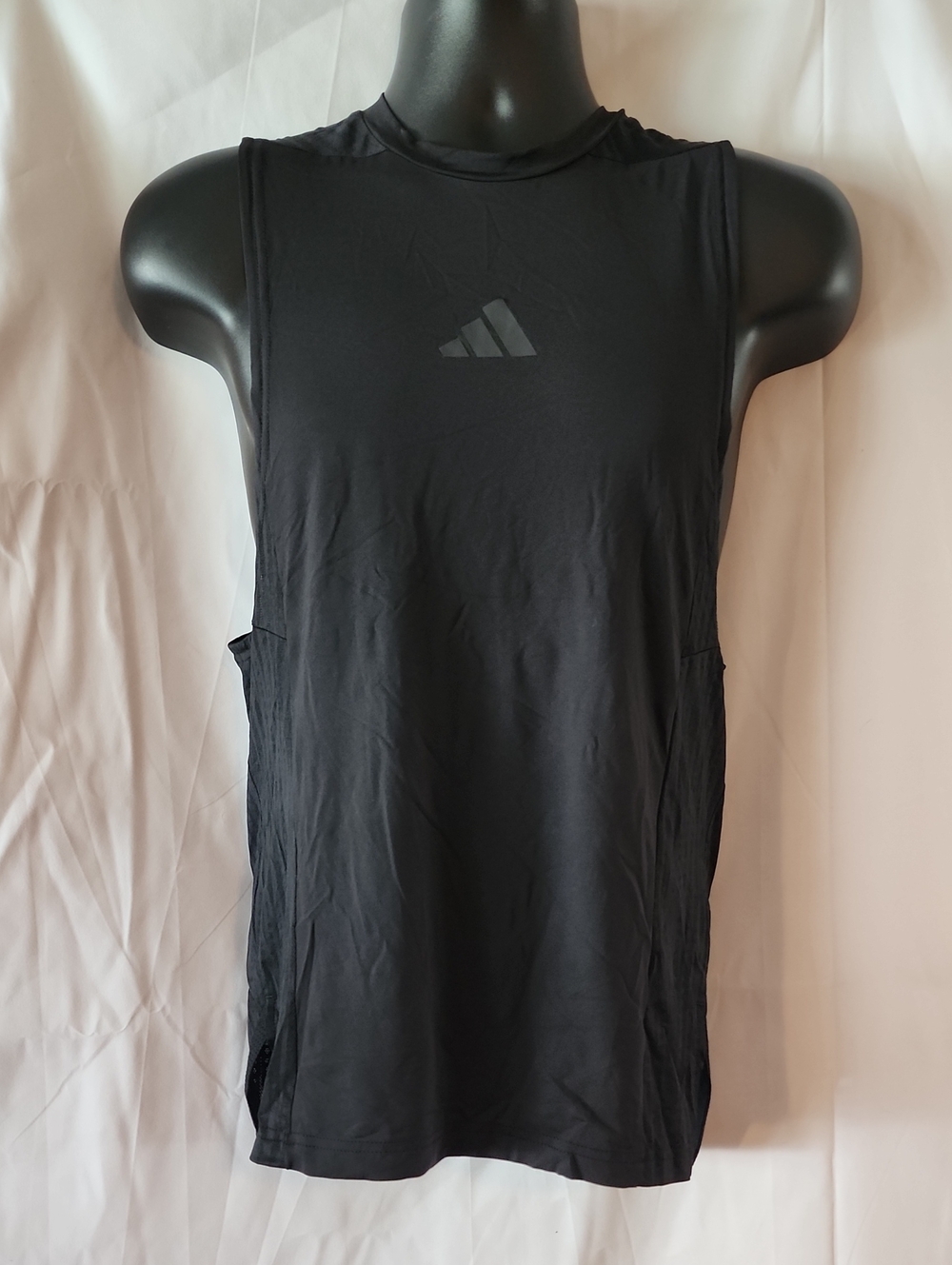 adidas Men's Black Training D4T INT. Tank Size XS